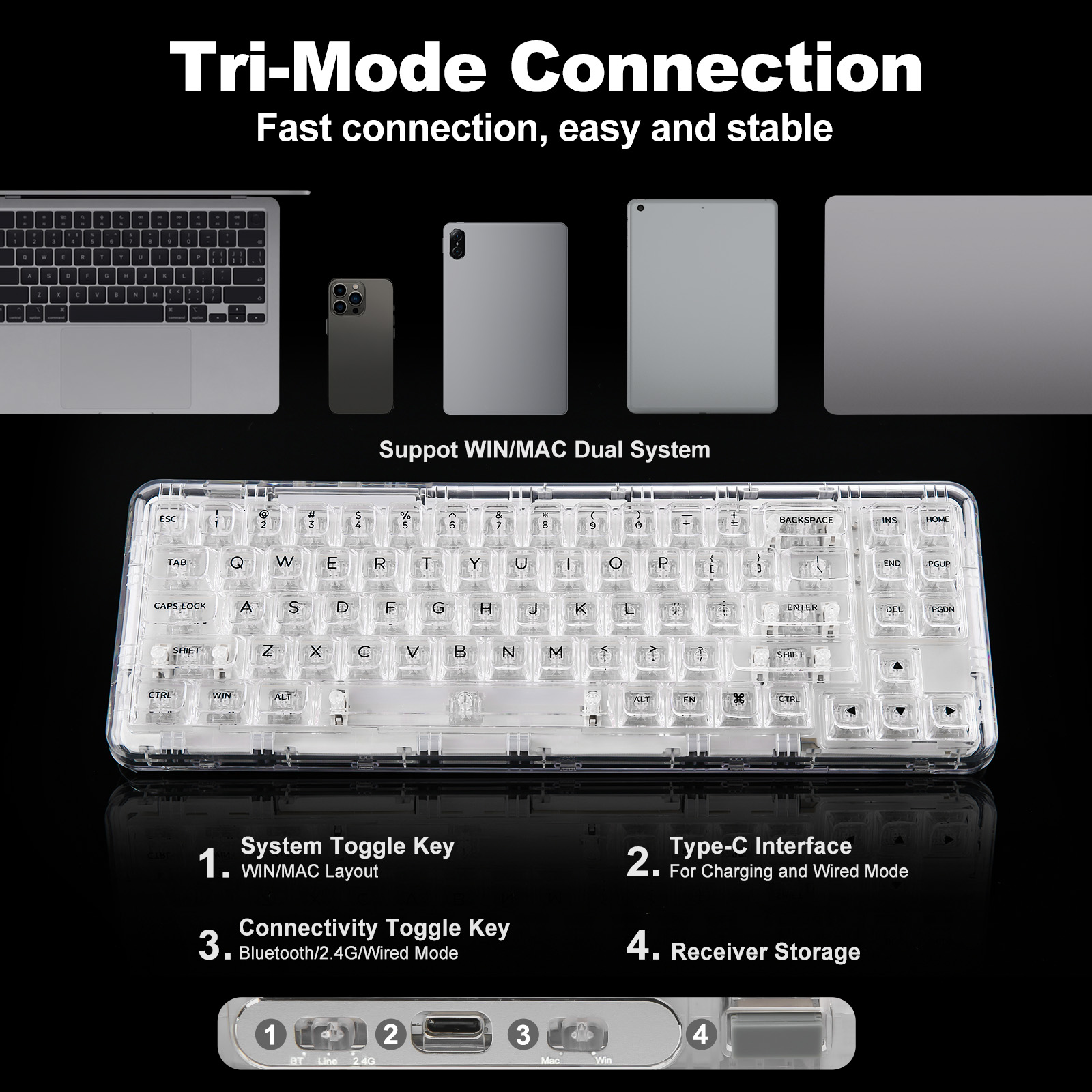 YUNZII X71 Белая 68% раскладка – обзор и цена Holy Stone Drone Hs175